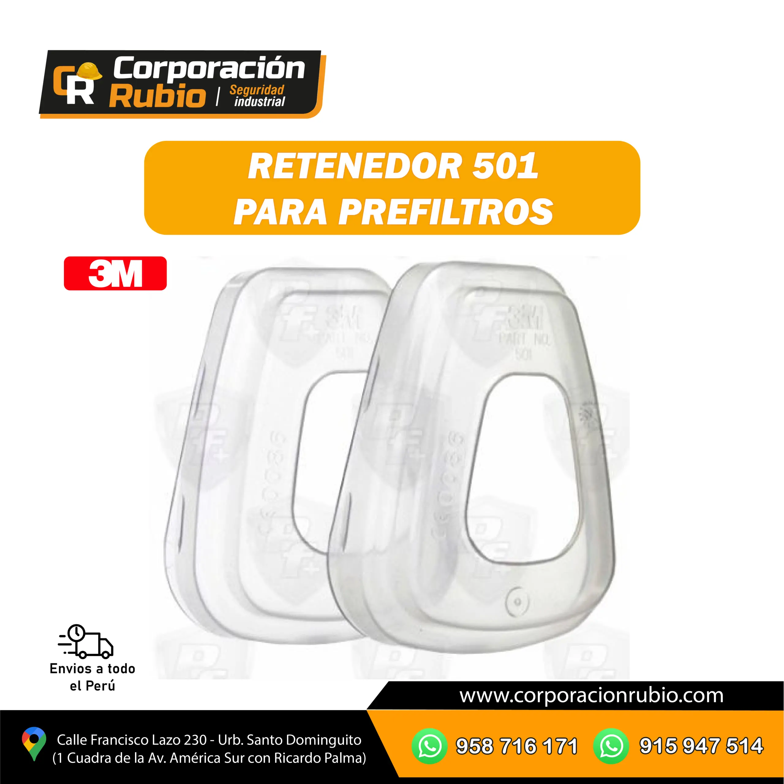 RETENEDOR 501 PARA PREFILTROS
