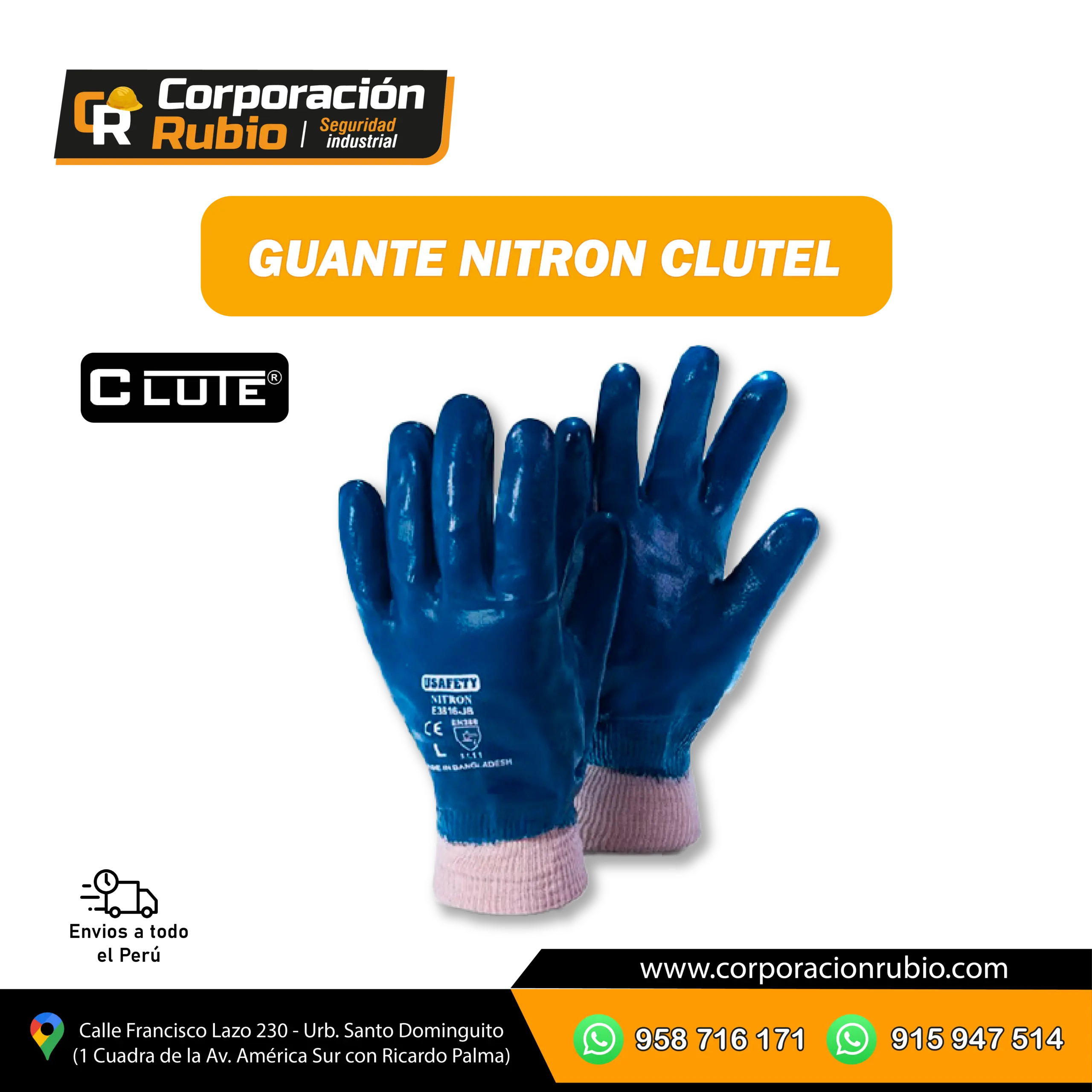 GUANTE NITRON CLUTE